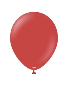 18" Standard Deep Red 25ct Balloons Kalisan