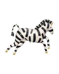 39'' x 32'' Zebra Foil Balloon PartyDeco