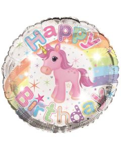 18" Printed Foil Balloon Unicorn Balloon