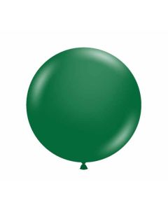36" Forest Green 10ct Tuftex® 100% Natural Latex Balloons