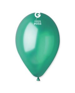 Metallic Green 12" Latex Balloons Pk50 #055 Gemar