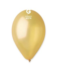 13" Pk50 Latex Balloons Metallic Dorato #074 - G120.074.50