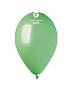 Metallic Mint Green 12" Latex Balloons Pk50 #094 Gemar