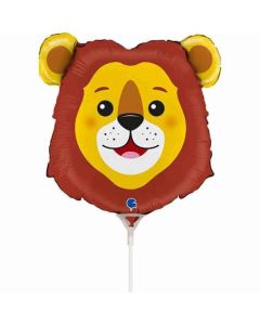 14" Lion Head Air-Fill Foil Balloon Unpackaged Grabo