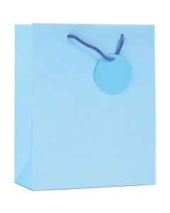 PK6 MEDIUM GIFT BAG PALE BLUE - GBM3036/6