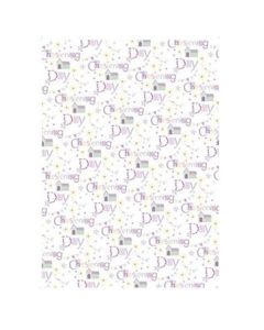 24 Sheets of Christening Gift Wrap Simon Elvin