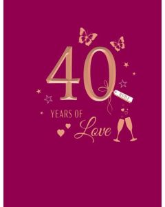 Ruby Anniversary C50 Pk6 Regal