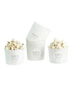 Neutral  Oh Baby Popcorn Cups 10pk Club Green