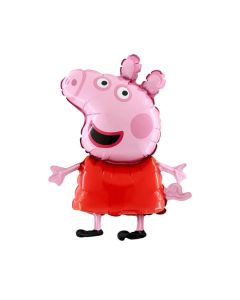14" Peppa Pig Mini Shape Air-Fill Foil Balloon Unpackaged Grabo
