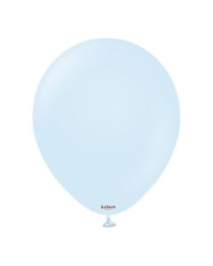 18" Macaron Pastel Blue 25ct Latex Balloons From Kalisan
