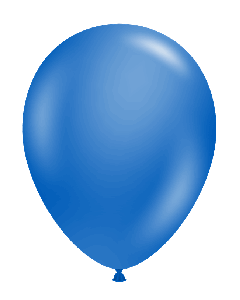 11" Metallic Blue 100ct Tuftex® 100% Natural Latex Balloons