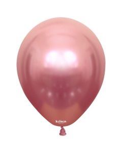 24" Mirror Chrome Pink 2ct Latex Balloons From Kalisan
