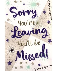 Sorry You're Leaving C75 Pk6