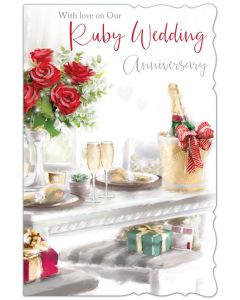 Our Ruby Anniversary C75 Pk6 Out of the Blue