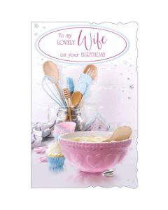 Wife 8 Page Card C125 Pk6 Out of the Blue