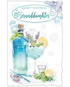 Granddaughter 8 Page Card C125 Pk6 Out of the Blue