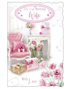 Wife 8 Page Card C75 Pk6 Out of the Blue