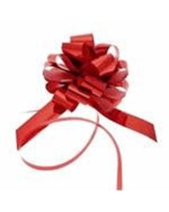 31mm Pull Bow Metallic Red 30pk