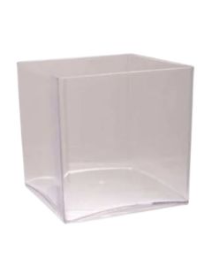 15cm x15cm Clear Plastic Cube