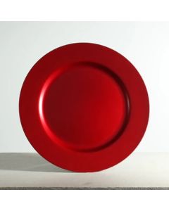 Red Charger Plate 33cm (Apac)