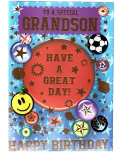 Grandson Birthday c50 pk12 Xpress Yourself