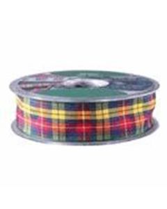 25mm Buchanan Tartan Satin Ribbon