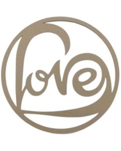 Love MDF Hoop 500mm (Greetings House)