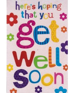 C75 PK6 GET WELL SOON CARDS - SE25595