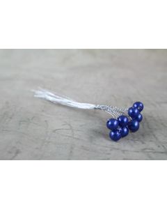 8mm Pearl Bunch Royal Blue