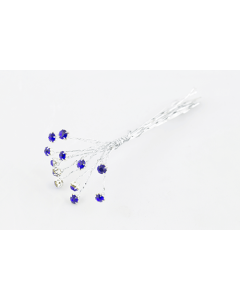 6mm Diamante Bunch Royal Blue