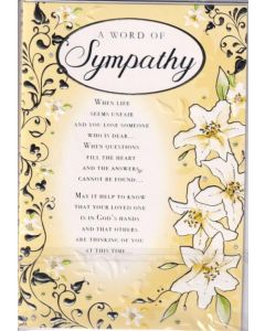Sympathy Card C50 Pk6 Xpress Yourself
