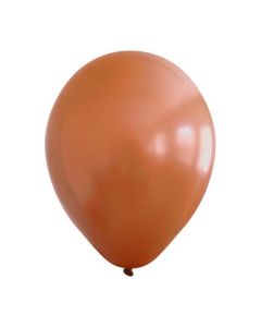 18" Standard Caramel Brown 25ct Latex Balloons From Kalisan