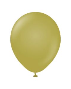 36" Retro Olive 2ct Latex Balloons From Kalisan