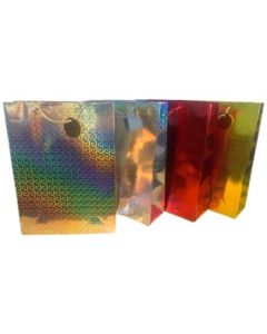 Holographic Extra Large Gift Bags Pk12 (Tulip)