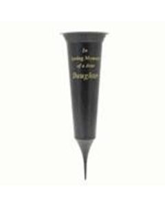 Black Spike Ilm Daughter Grave Vase
