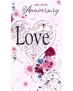 Our Anniversary C50 Pk6 Cards Simon Elvin