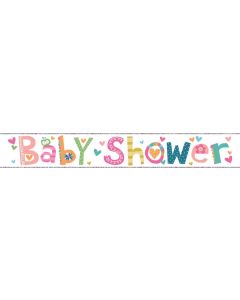 BABY SHOWER 9FT FOIL BANNER - WB2060/1