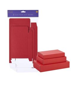3 Flat Packed Boxes Pk6 Partisan