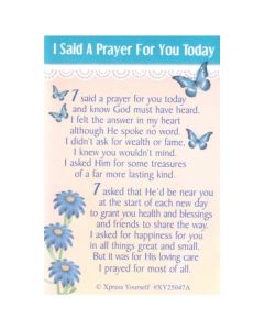 Wallet Prayer C25 Pk6 Xpress Yourself
