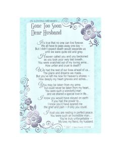 Husband Graveside Card Pk6 Xpress Yourself