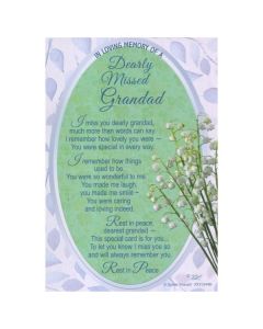 Grandad Graveside Cards Pk6 Xpress Yourself