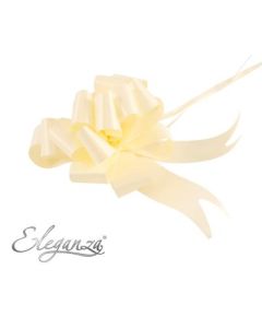 30mm Eleganza Pull Bow Cream 30pk