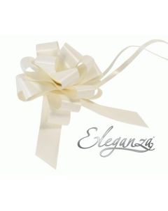 30mm Eleganza Pull Bow Ivory 30pk