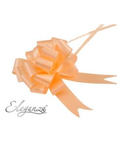 30mm Eleganza Pull Bow Peach 30pk