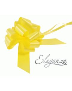 50mm Eleganza Pull Bow Yellow 20pk