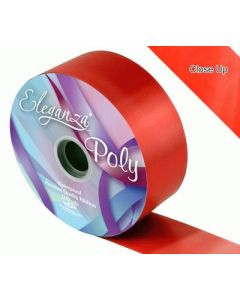 ELEGANZA POLY RIBBON 50MM X 91M (100YDS) NO.16 RED - 618244/1