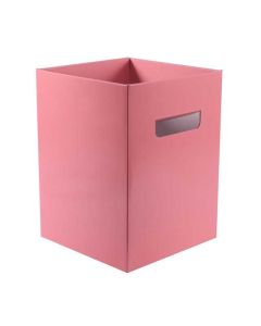 Pearlised Pastel Pink Flower Box (18x18x24.5cm)