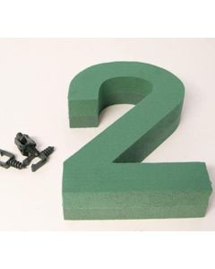 Number 2 Foam Backed Frame