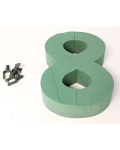 Number 8 Foam Backed Frame