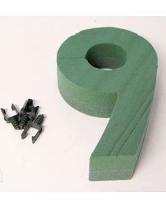 Number 9 Foam Backed Frame